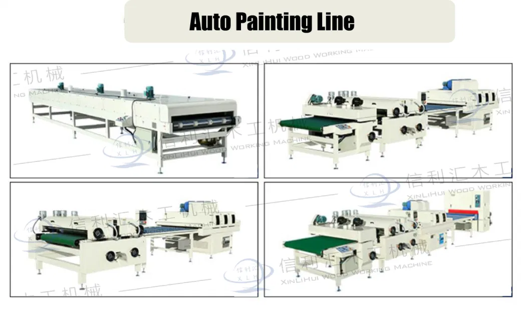 Wooden Frame Spray UV Coating Curing Machines 1 Year Warranty Back Roll Coating and Curing Machine for Wood or Bamboo Flooring