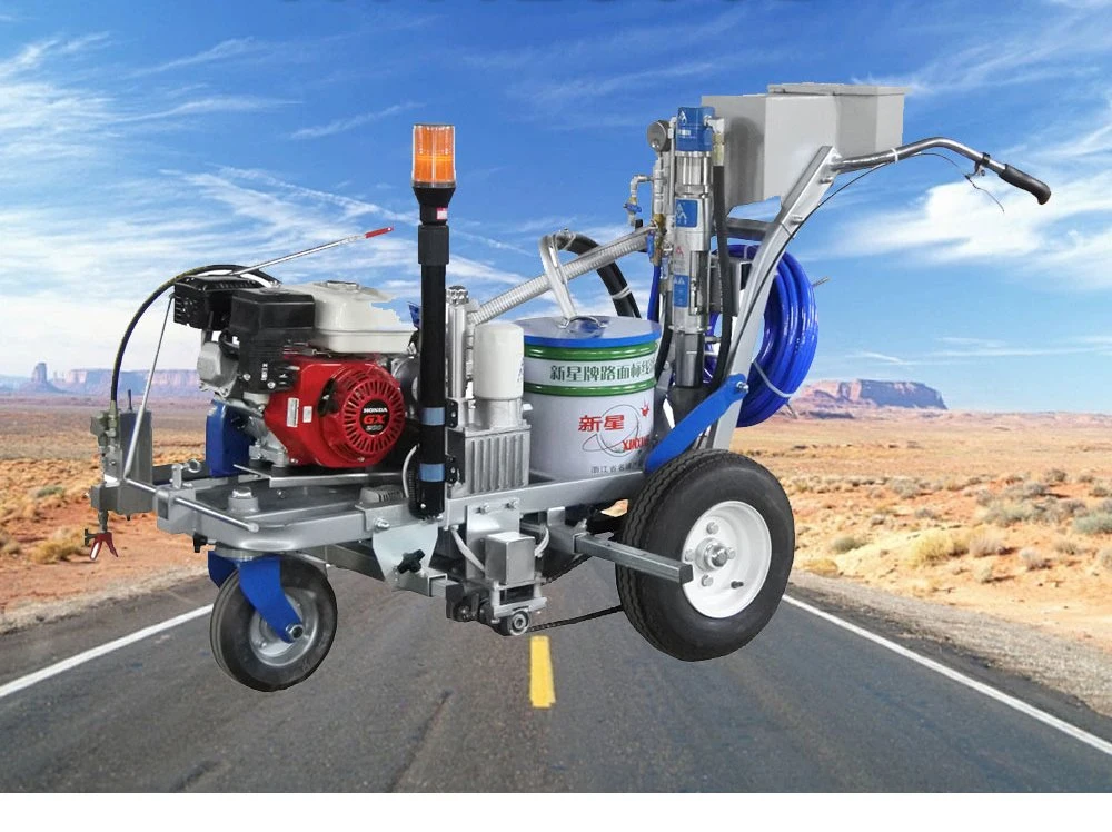 Hand-Pushed Cold Paint Road Line Spraying Marking Machine