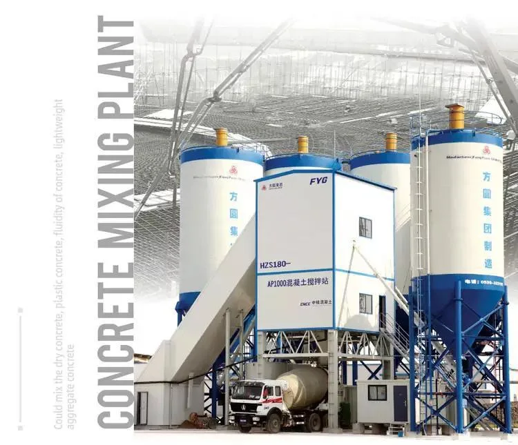 Fyg Precast Hzs90 Concrete Batching Plant for Sale