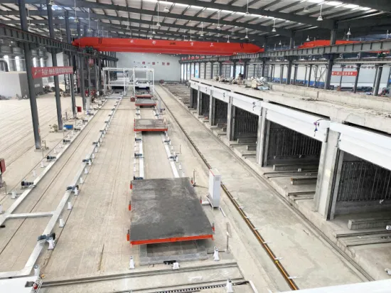 Carousel Plant for Reinforced Concrete Precast Lattice Girder Floors/Sandwich Walls