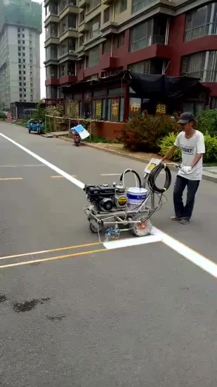 Airless Spraying Cold Paint Road Line Marking Machine