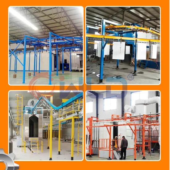 Hanging Conveyor Chain Painting Line Electrostatic Powder Coating Production Painting Line