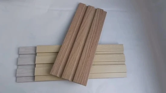 Plastic Wood Wall Panel Ceiling Board 3D Wall Panel Moulding for Interior Wall Decoration